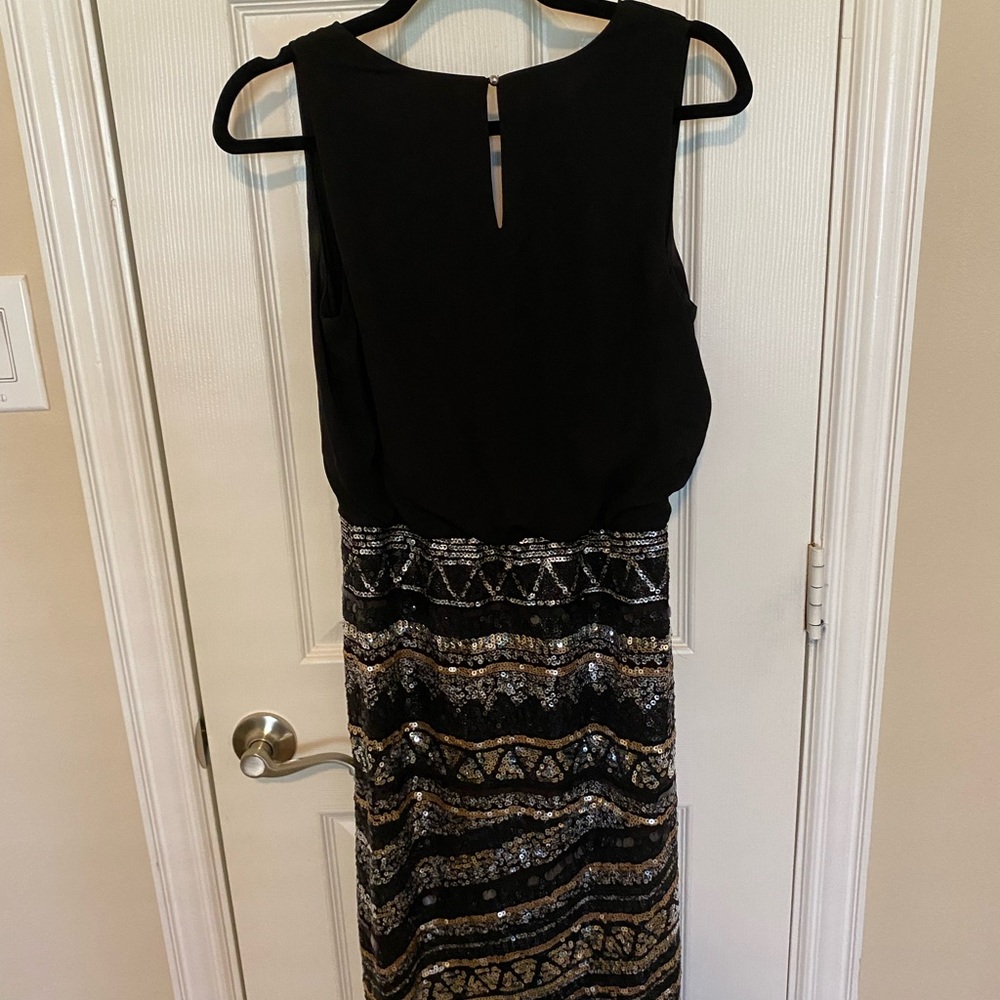 Versona black sequined dress